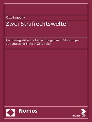 cover image of Zwei Strafrechtswelten